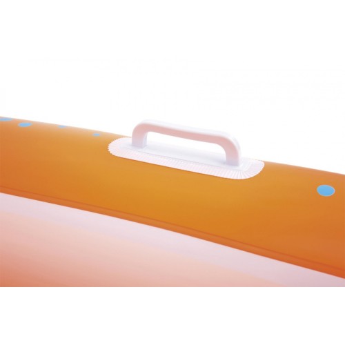 BESTWAY oranžový nafukovací ponton 119cm x 79cm