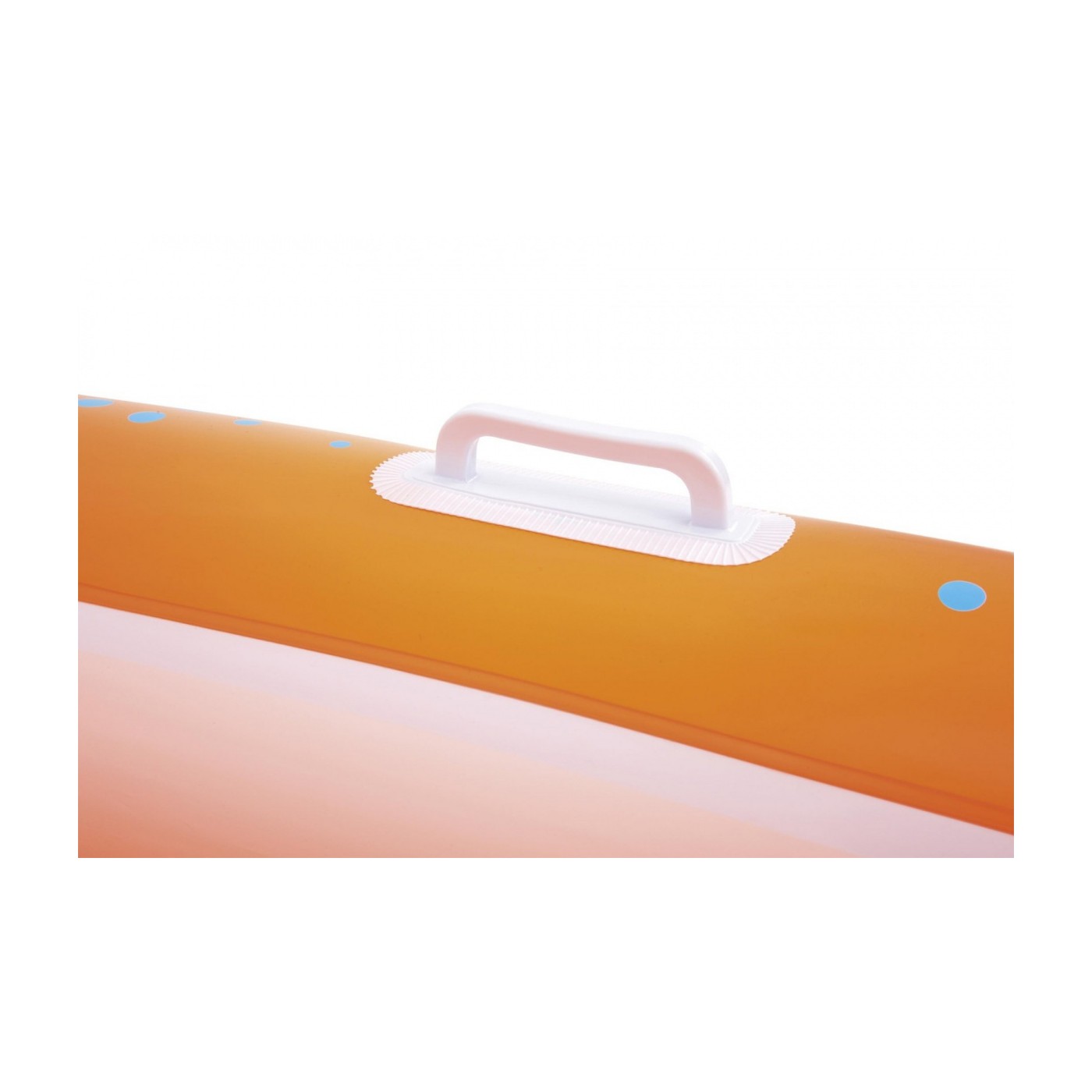 BESTWAY oranžový nafukovací ponton 119cm x 79cm