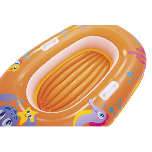 BESTWAY oranžový nafukovací ponton 119cm x 79cm