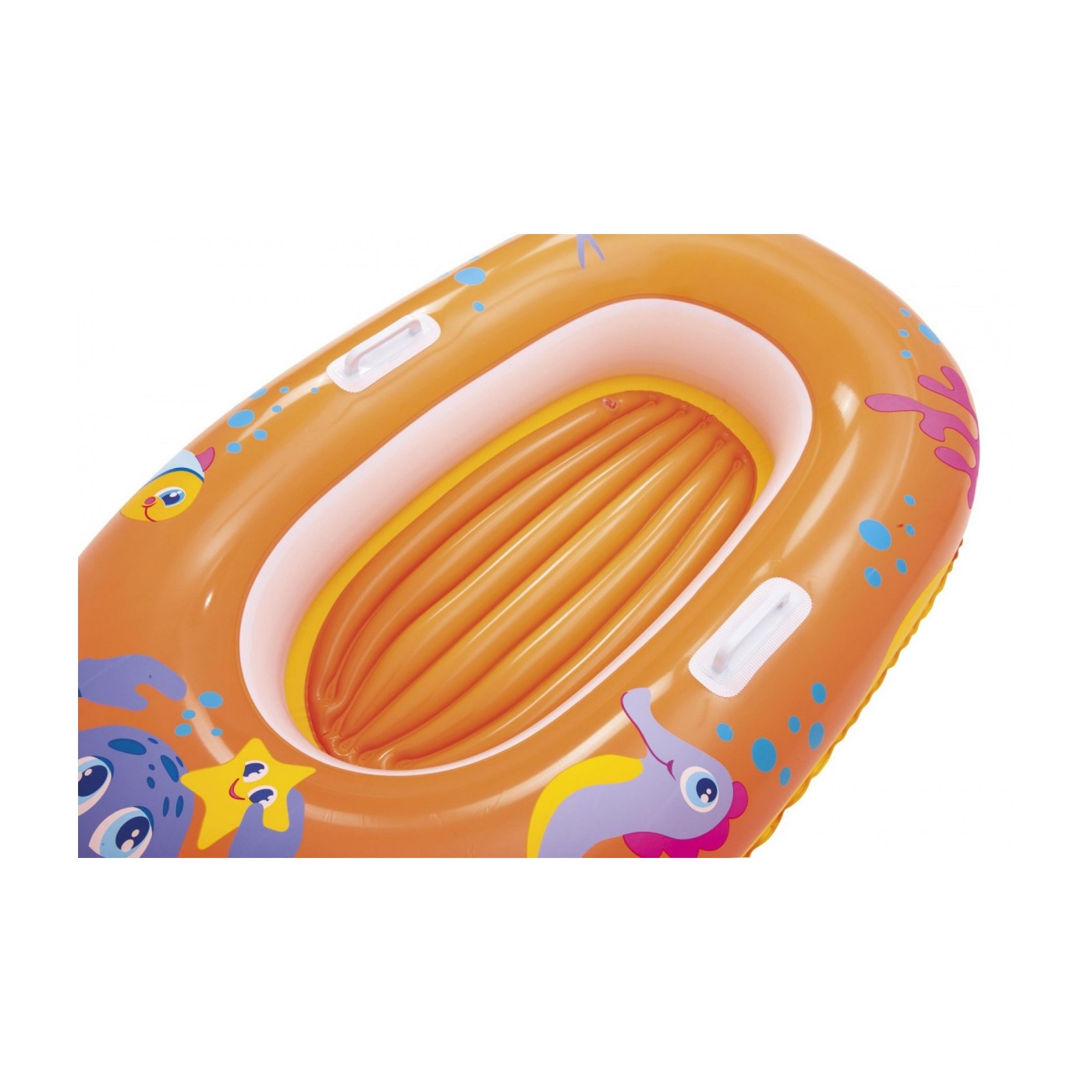 BESTWAY oranžový nafukovací ponton 119cm x 79cm