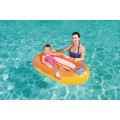 BESTWAY oranžový nafukovací ponton 119cm x 79cm