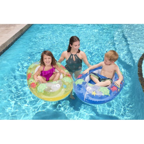 Ponton žlutý 102 cm x 69 cm BESTWAY