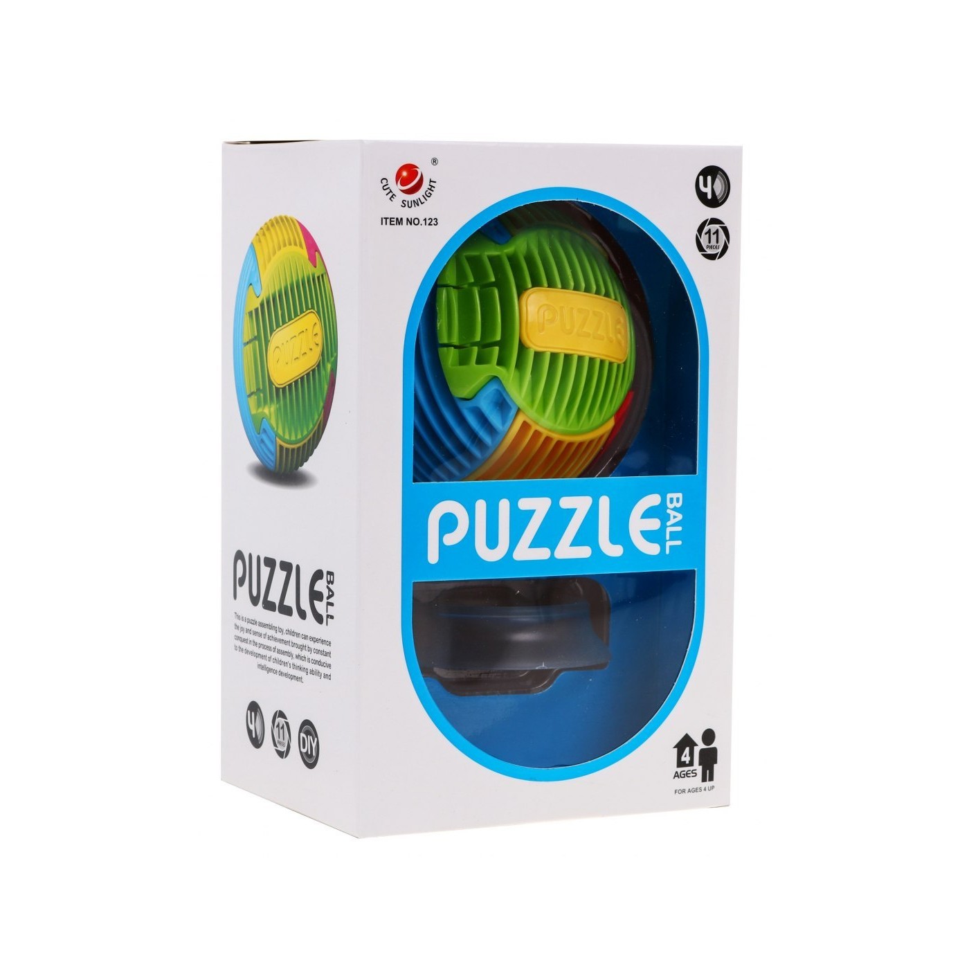 Skládací koule puzzle bloky