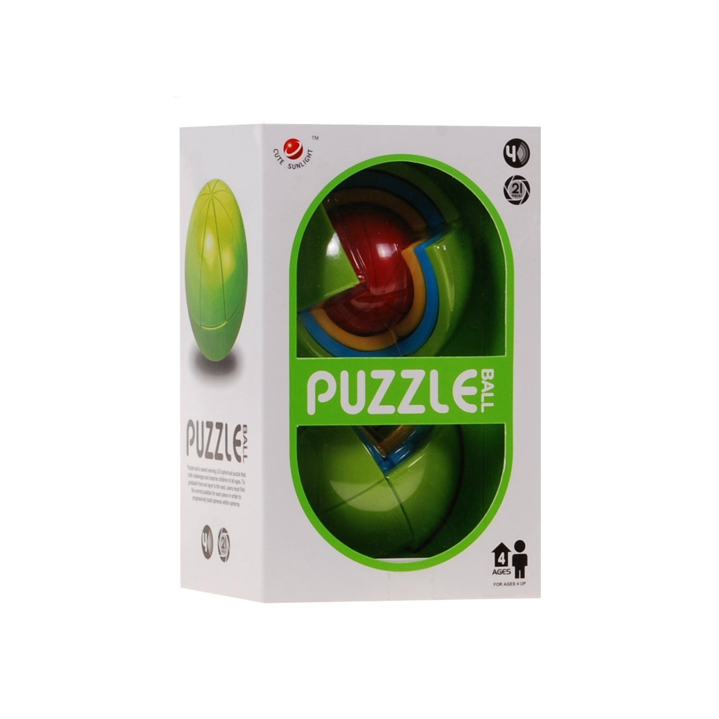 Prostorové 3D kuličkové puzzle pro děti 4+ logická hra