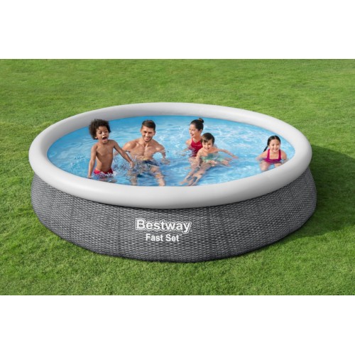 12ft rozšiřující bazén 366x76cm šedý BESTWAY
