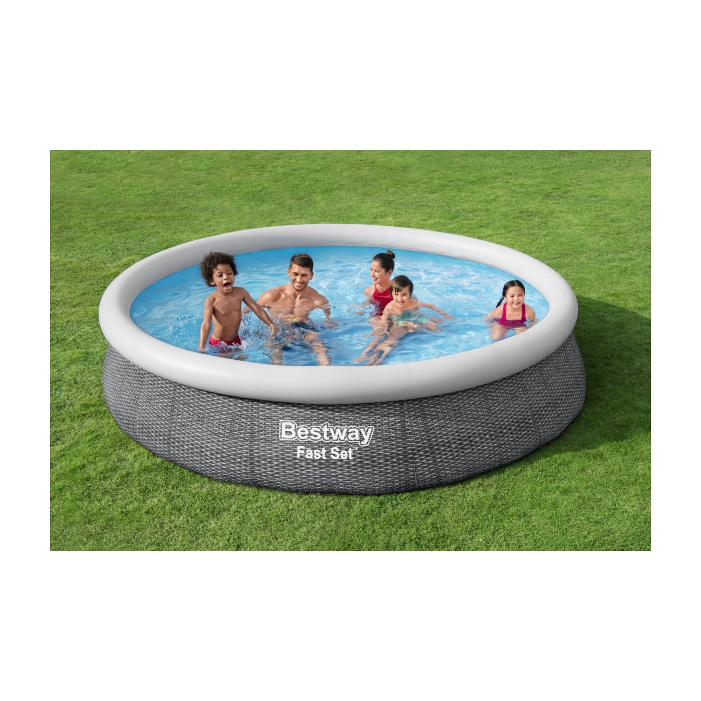 12ft rozšiřující bazén 366x76cm šedý BESTWAY