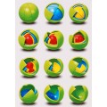Prostorové 3D kuličkové puzzle pro děti 4+ logická hra
