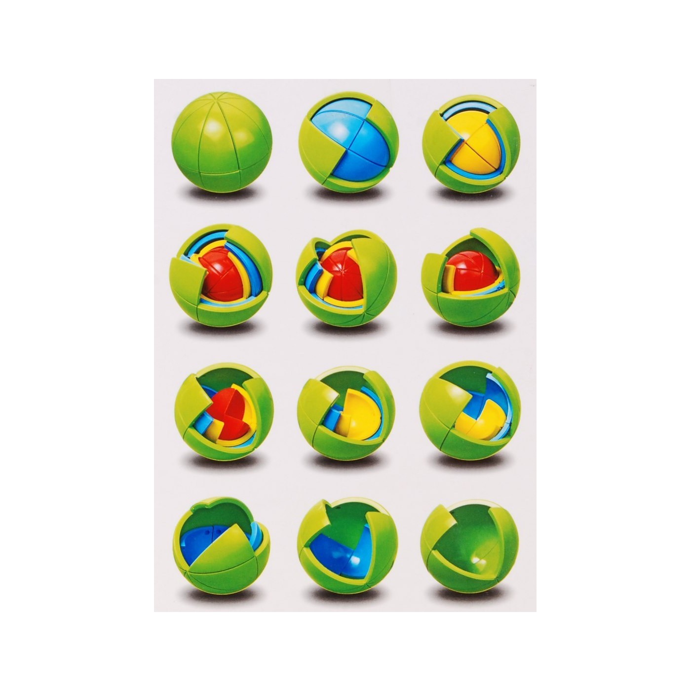 Prostorové 3D kuličkové puzzle pro děti 4+ logická hra