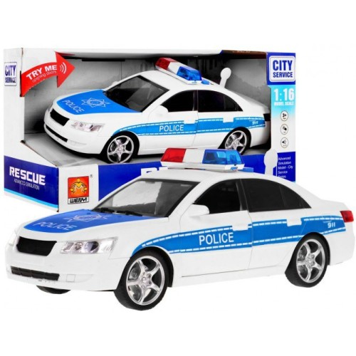 Policejní auto 1 16 Světla zvuky