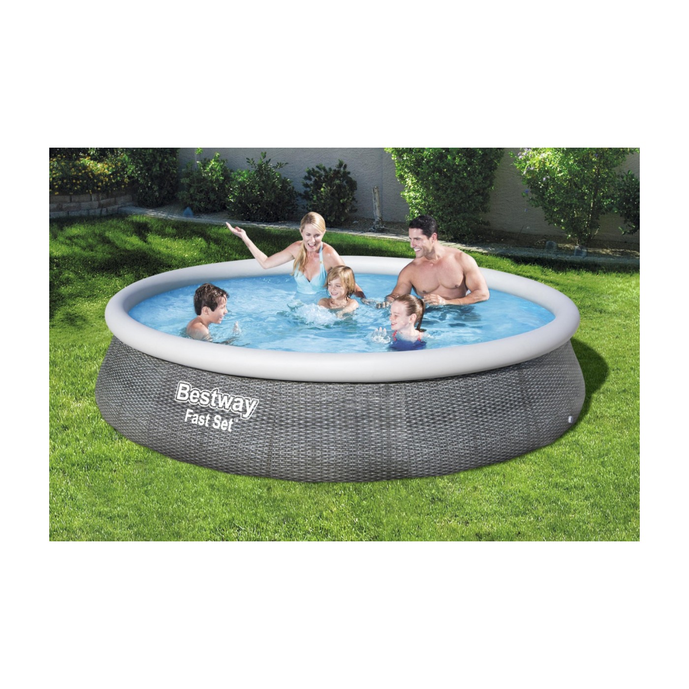 Rozšiřující bazén 13ft 396x84cm šedý BESTWAY
