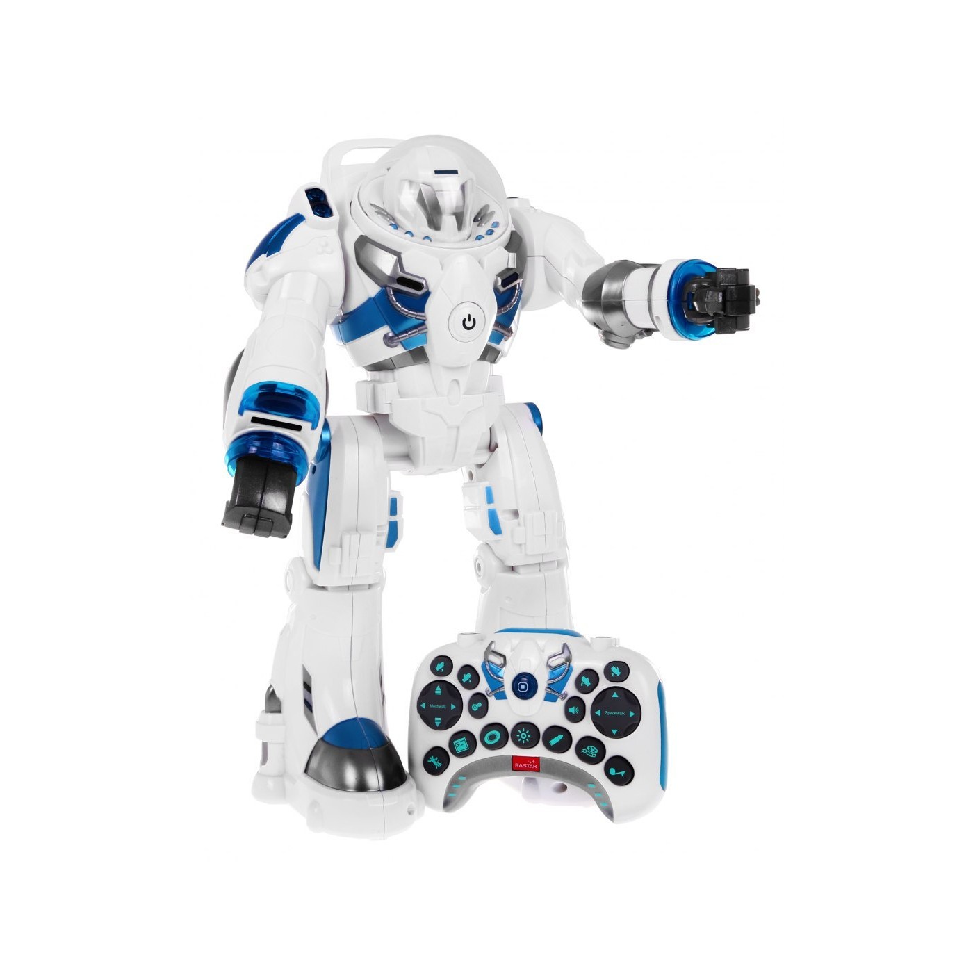 RS-Robot Spaceman bílý RASTAR Dálkové ovládání Cyborg + 2,4 GHz dálkové ovládání