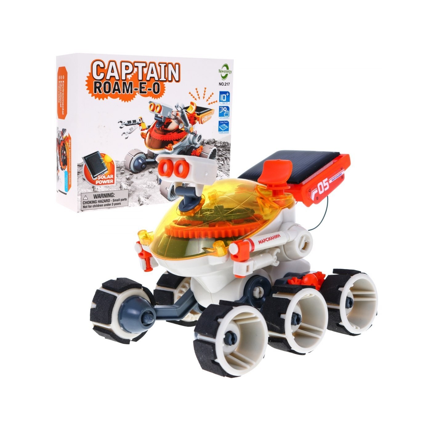 Jezdecká dětská solární robot 10+ DIY vzdělávací hračka