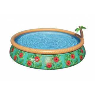 Roztahovací bazén se sprchou pro děti Tropical 457x84cm 15 stop BESTWAY