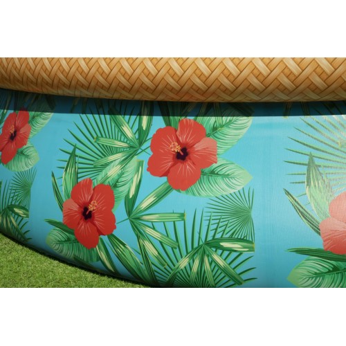 Roztahovací bazén se sprchou pro děti Tropical 457x84cm 15 stop BESTWAY