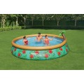 Roztahovací bazén se sprchou pro děti Tropical 457x84cm 15 stop BESTWAY