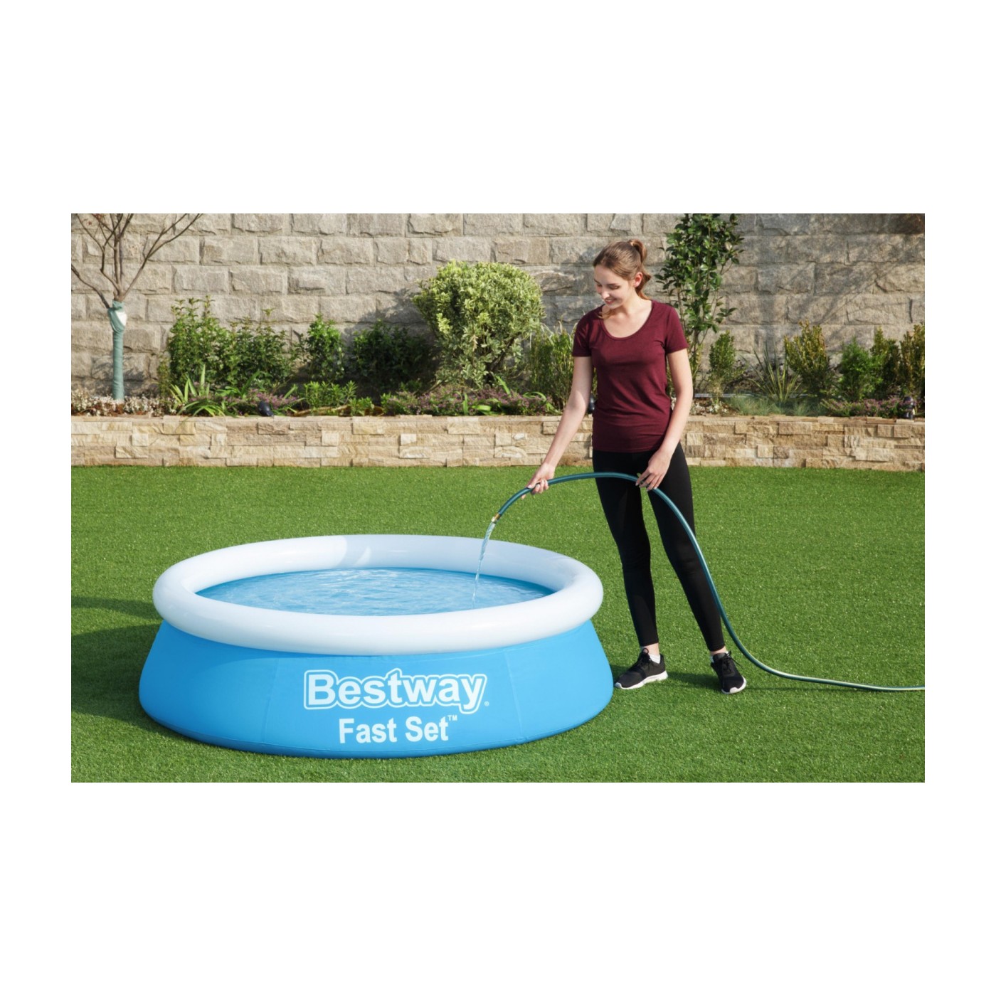 Rozšiřující bazén Fast Set 183x51 6 stop BESTWAY + opravárenská tyč