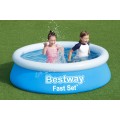Rozšiřující bazén Fast Set 183x51 6 stop BESTWAY + opravárenská tyč