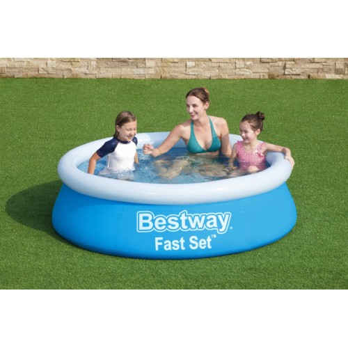 Rozšiřující bazén Fast Set 183x51 6 stop BESTWAY + opravárenská tyč