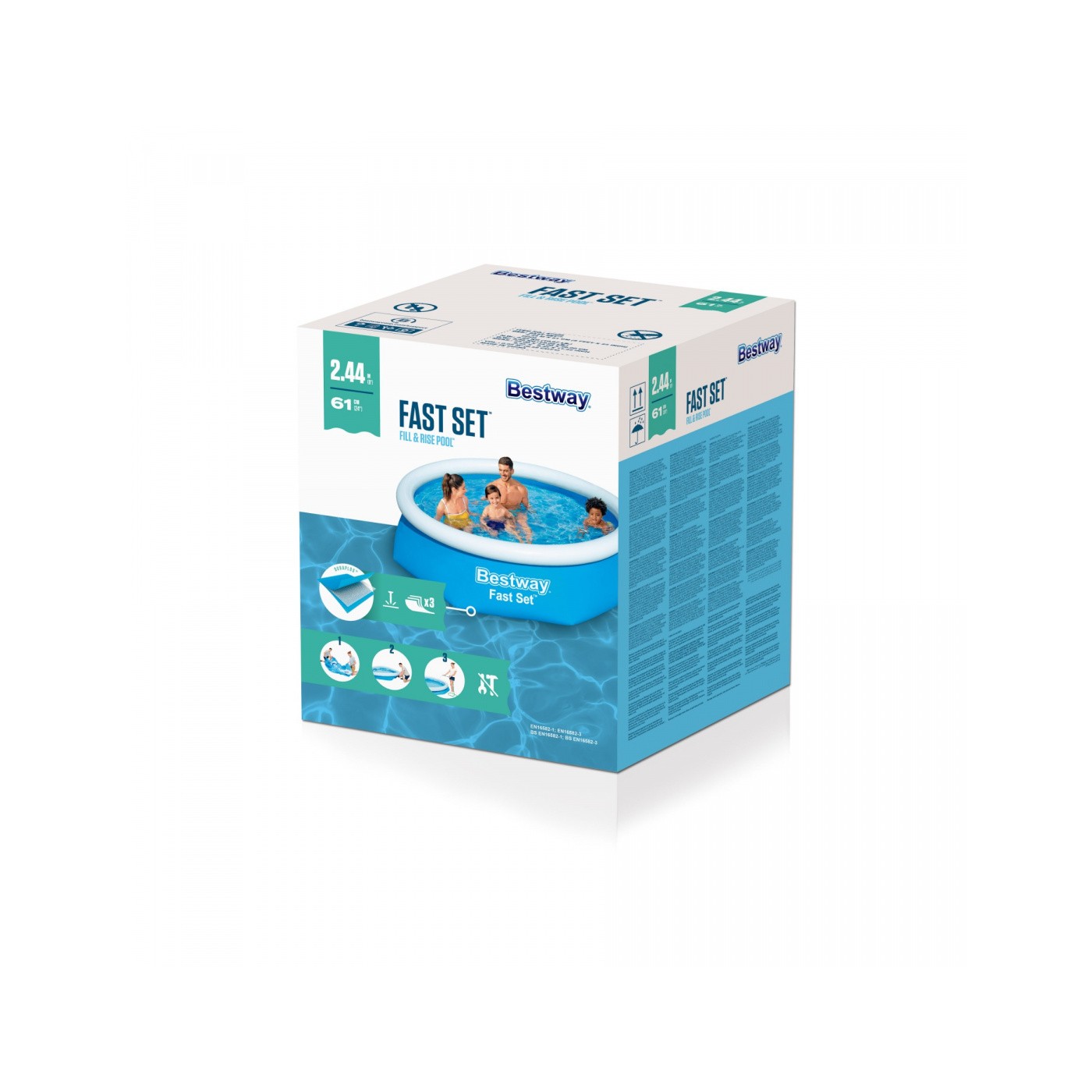 8ft expanzní bazén 244x61cm BESTWAY