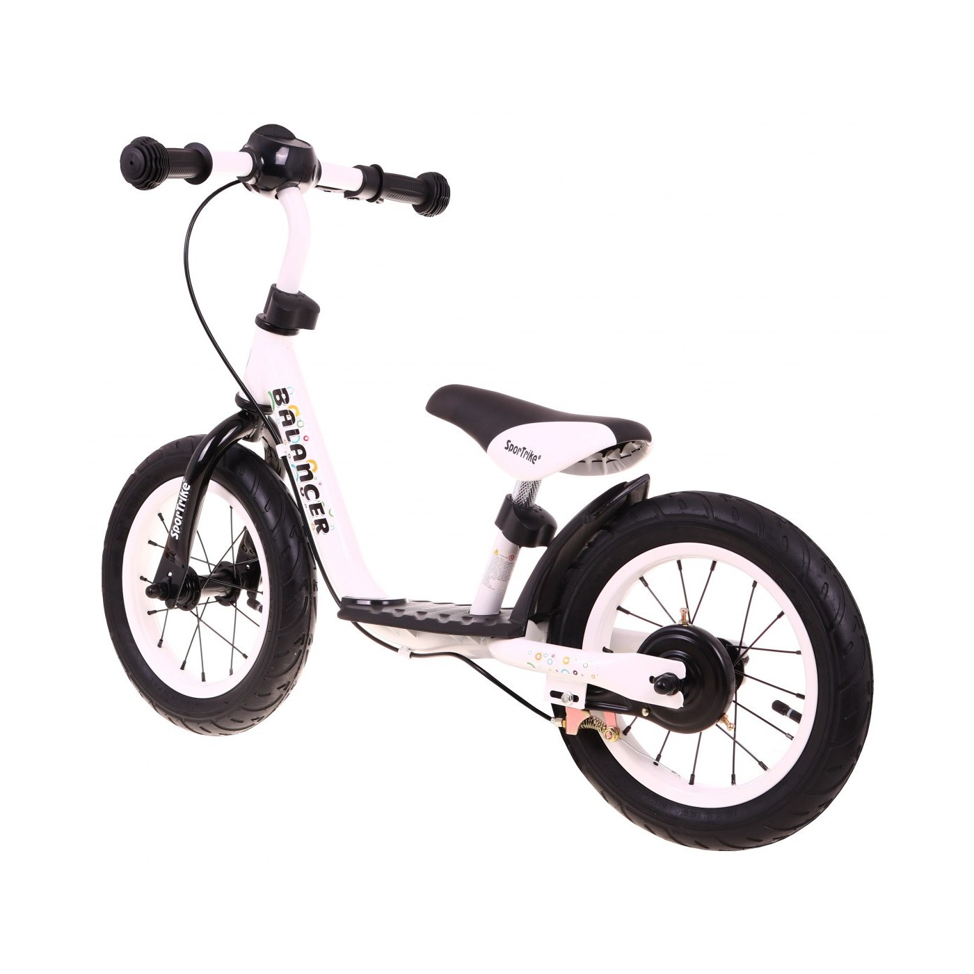 Běžecké kolo SporTrike Balancer pro děti Bílá První kolo, na kterém se naučíte jezdit