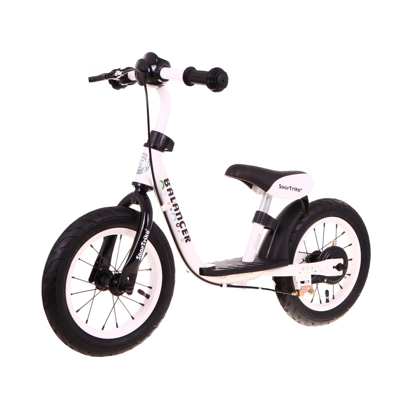 Běžecké kolo SporTrike Balancer pro děti Bílá První kolo, na kterém se naučíte jezdit