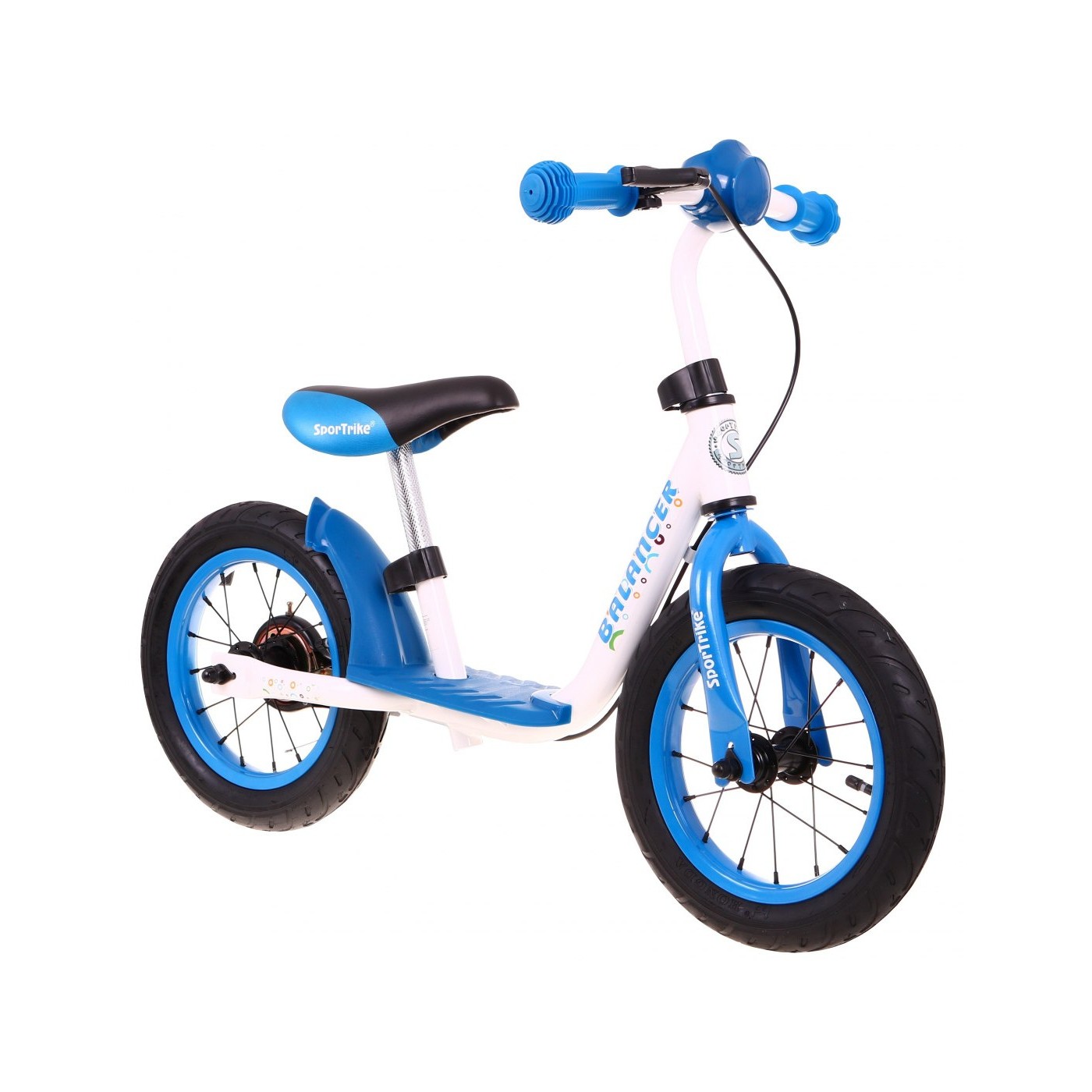 Běžecké kolo SporTrike Balancer pro děti Modrá První kolo, na kterém se naučíte jezdit