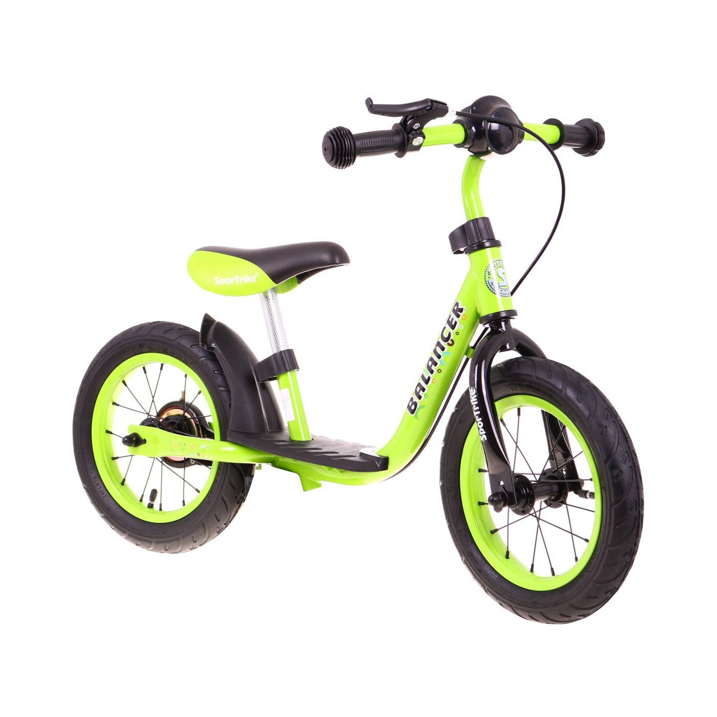 Běžecké kolo SporTrike Balancer pro děti zelená První kolo, na kterém se naučíte jezdit