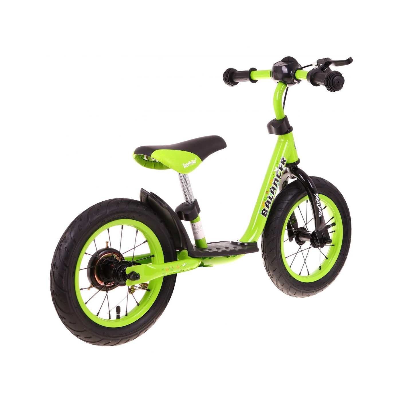Běžecké kolo SporTrike Balancer pro děti zelená První kolo, na kterém se naučíte jezdit