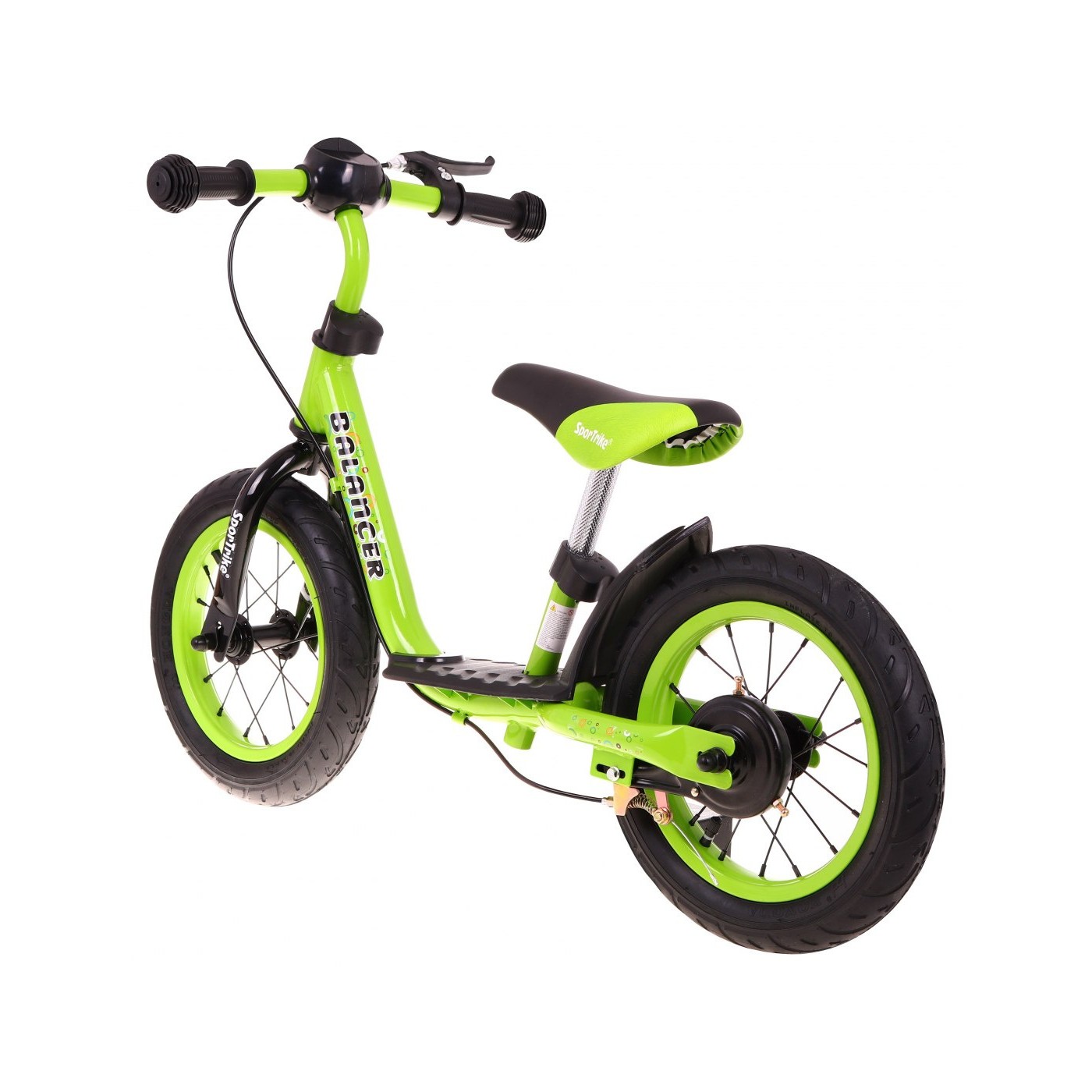 Běžecké kolo SporTrike Balancer pro děti zelená První kolo, na kterém se naučíte jezdit