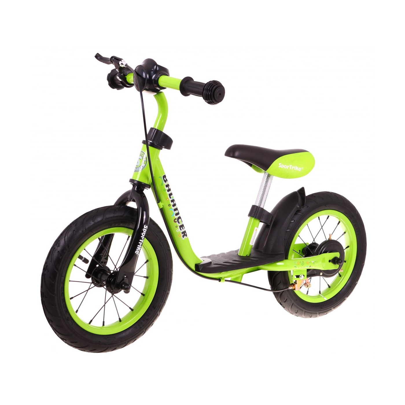 Běžecké kolo SporTrike Balancer pro děti zelená První kolo, na kterém se naučíte jezdit