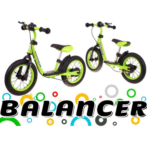 Běžecké kolo SporTrike Balancer pro děti zelená První kolo, na kterém se naučíte jezdit
