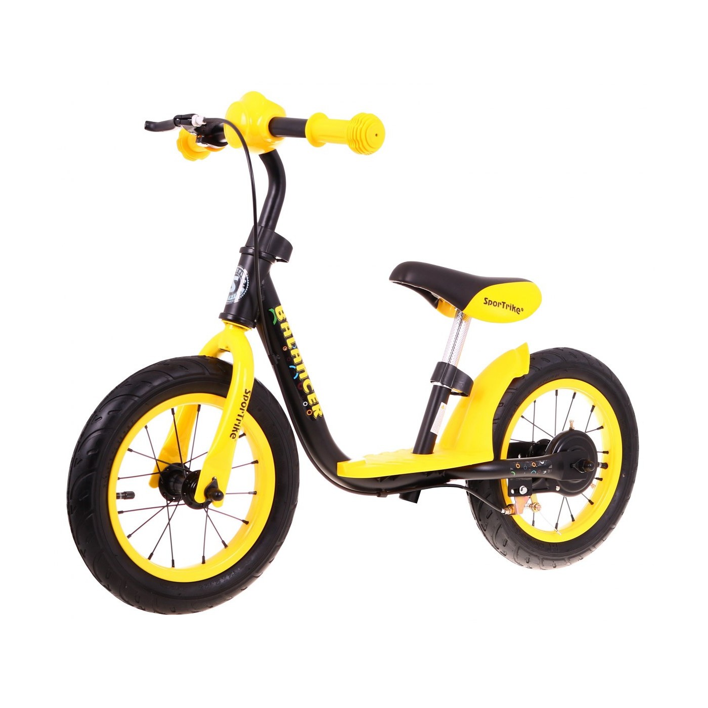 Běžecké kolo SporTrike Balancer pro děti Žlutá První kolo, na kterém se naučíte jezdit