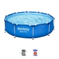 Bazén s lištou 305X76 BESTWAY 3v1 + Pumpa + Filtr