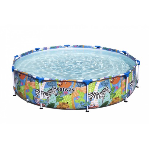 Dětský bazén Steel Pro World Animal BESTWAY 305X66CM 10 stop