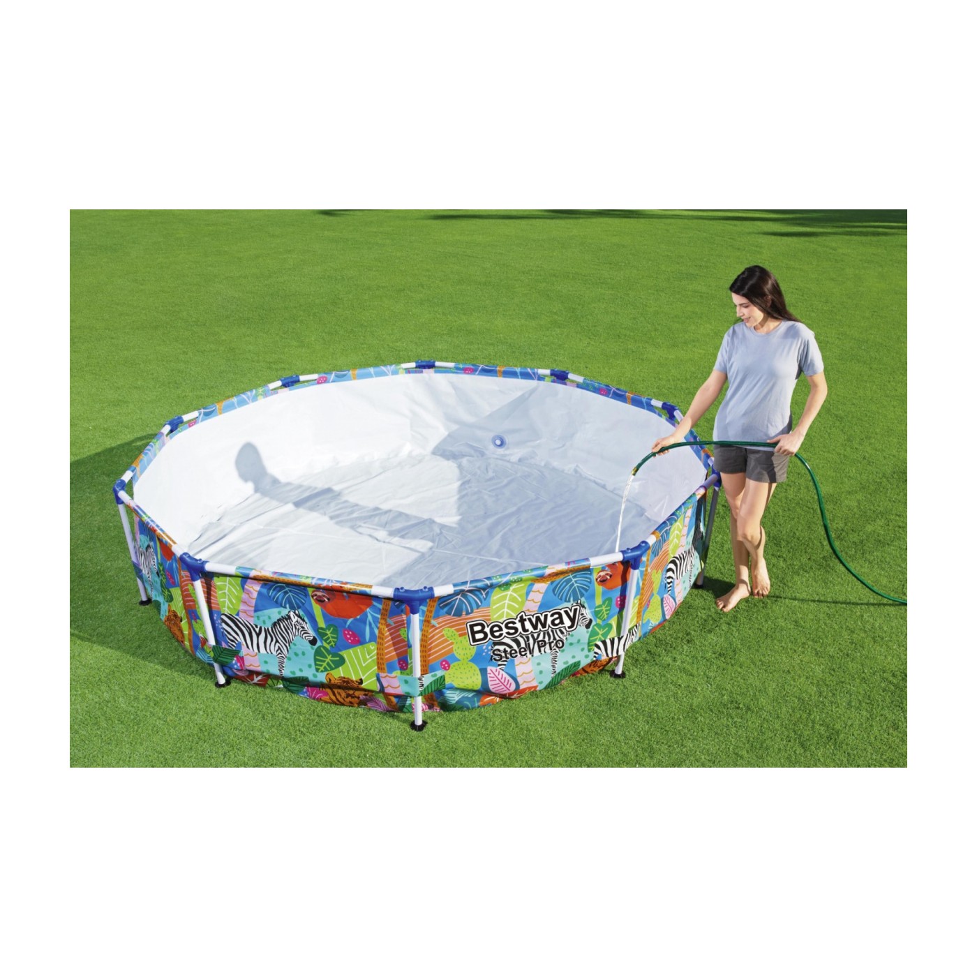 Dětský bazén Steel Pro World Animal BESTWAY 305X66CM 10 stop