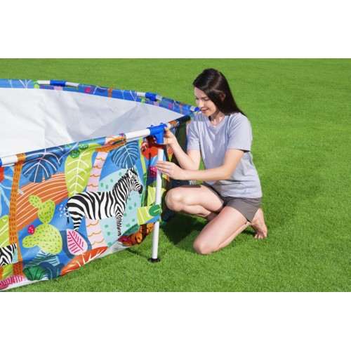 Dětský bazén Steel Pro World Animal BESTWAY 305X66CM 10 stop