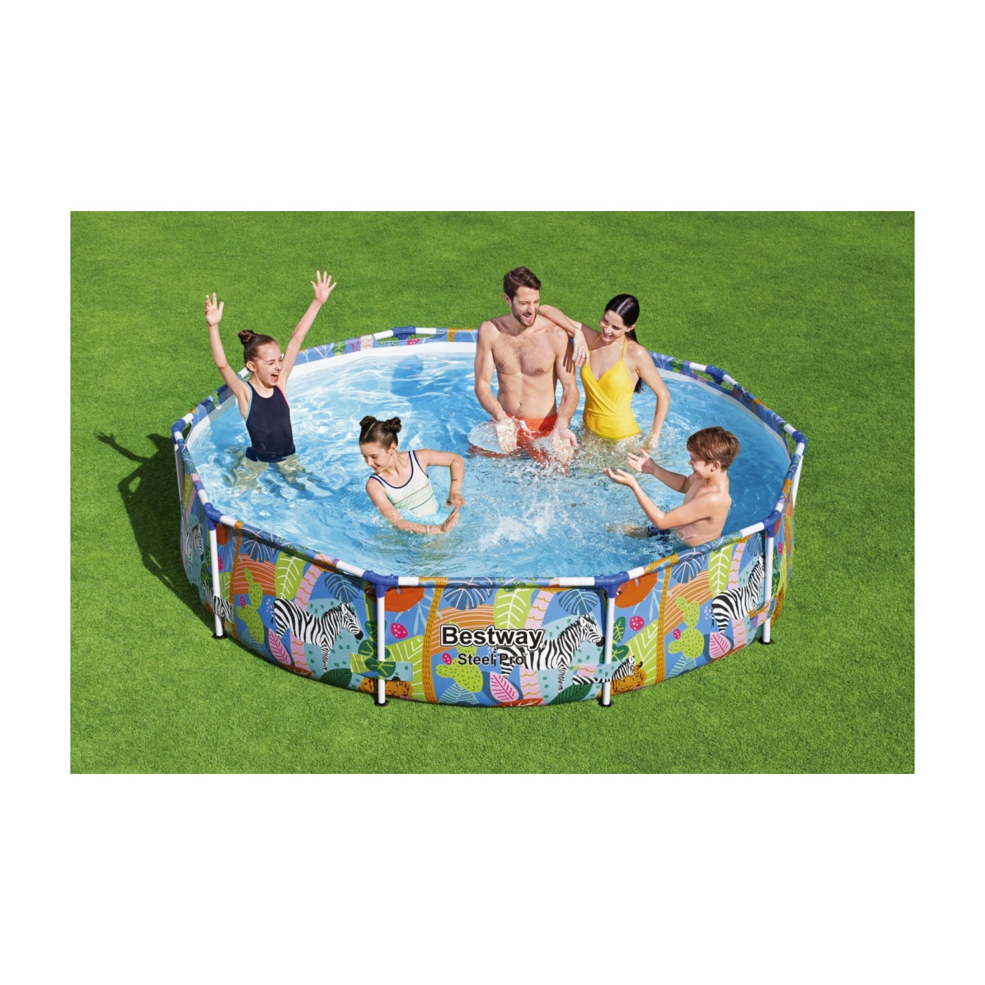Dětský bazén Steel Pro World Animal BESTWAY 305X66CM 10 stop