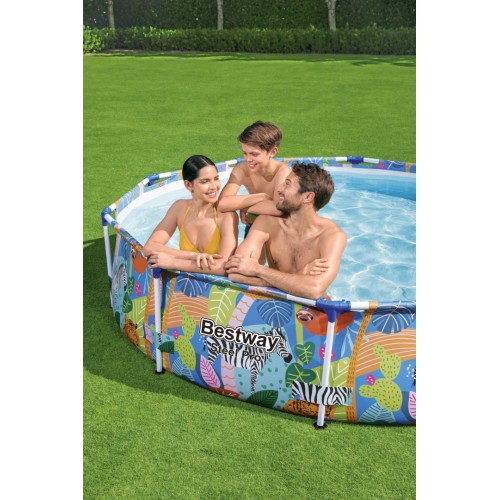 Dětský bazén Steel Pro World Animal BESTWAY 305X66CM 10 stop