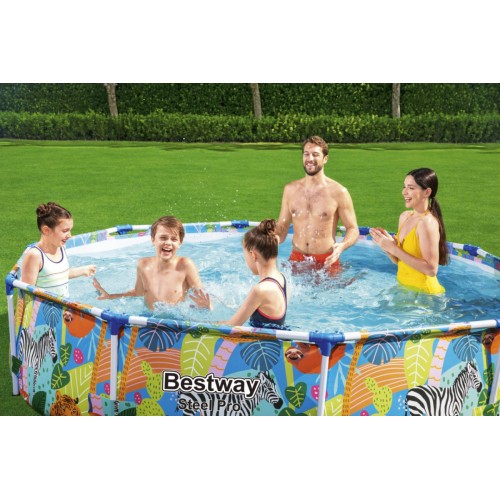 Dětský bazén Steel Pro World Animal BESTWAY 305X66CM 10 stop