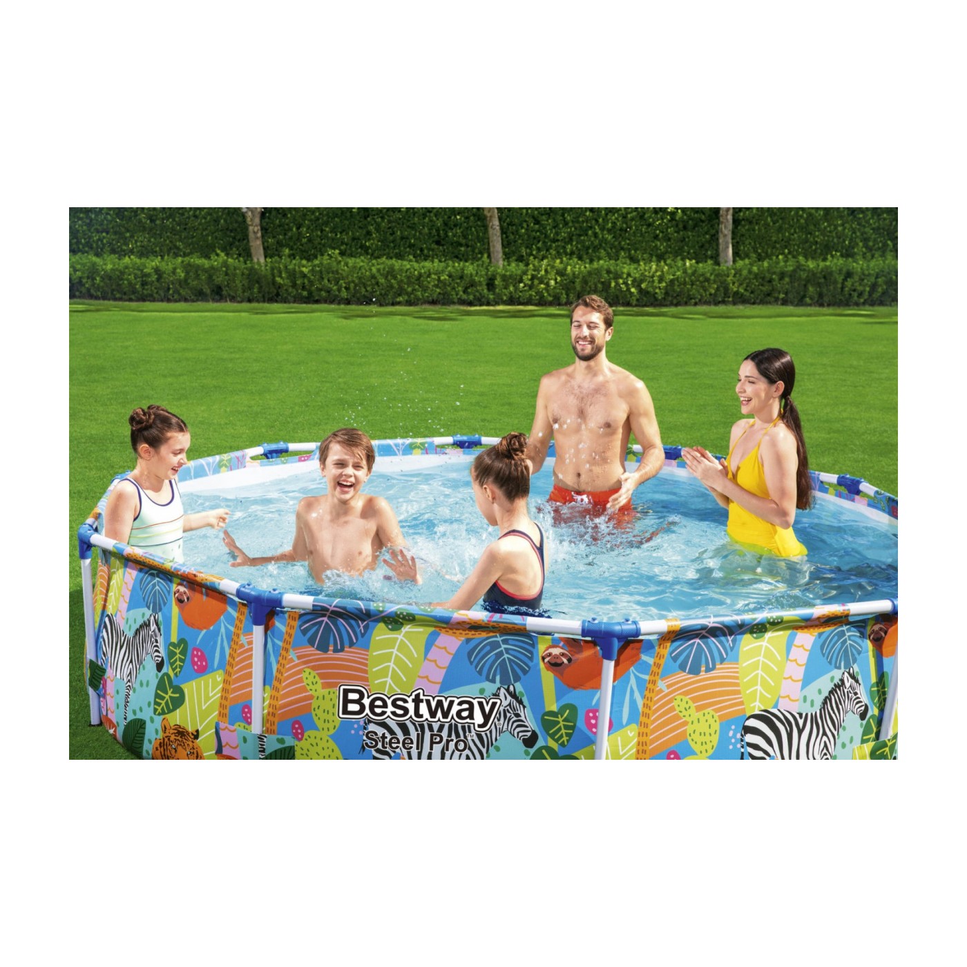 Dětský bazén Steel Pro World Animal BESTWAY 305X66CM 10 stop