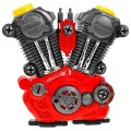 Sešroubovatelný dětský automobilový motor 3+ interaktivní efekty + pohyblivé prvky + nářadí