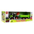 Šroubovaný traktor s přívěsem pro děti 3+ šroubovák + šroubovák + buldozer