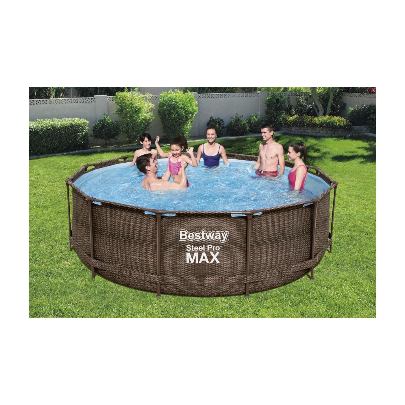 Steel Pro MAX Rack Pool 366x100 Braz 12 stop BESTWAY 4v1 + Pumpa Filtr + Žebřík