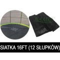 Bezpečnostní síť SkyRamiz černá pro zahradní trampolínu 487 cm/16 stop 12 tunelů na sloupky