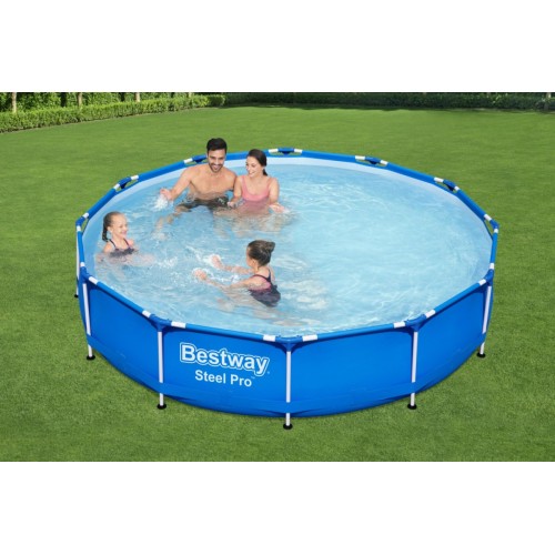 Steel Pro Steel Pool 366x76 Kulatý BESTWAY na zahradu