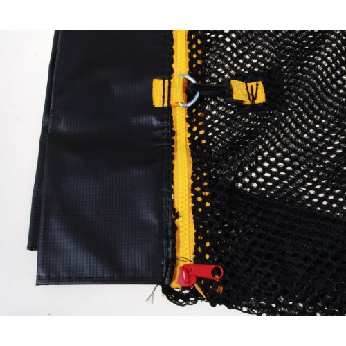 Bezpečnostní síť SkyRamiz zelená pro zahradní trampolínu 244 cm/8 stop 6 tunelů na sloupky