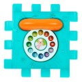 Senzorický multidomeček pro děti 18m+ Mini gry 9 Puzzlí + Pořadače + Hra senzorická + Hodiny