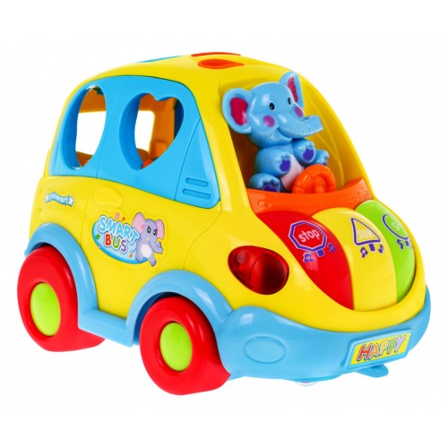 Interaktivní Smartbus pro děti 18m+ Echoes of Light + Shape Sorter + Shape Changing Pads