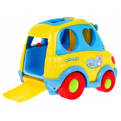 Interaktivní Smartbus pro děti 18m+ Echoes of Light + Shape Sorter + Shape Changing Pads