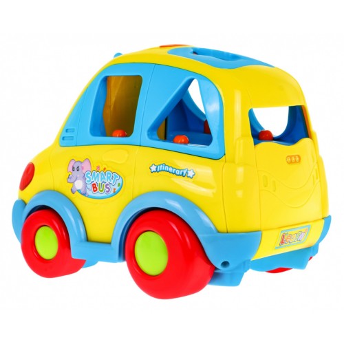 Interaktivní Smartbus pro děti 18m+ Echoes of Light + Shape Sorter + Shape Changing Pads